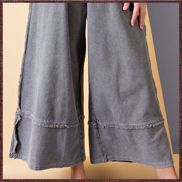 easel Pants & Jumpsuits Easel Criss Cross Ultra Wide Leg Palazzo